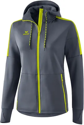 Produktbild von Erima Training Softshelljacke Trainingsjacke Damen grau gelb Gr 36