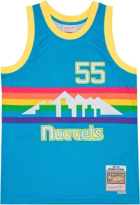 Produktbild von Swingman Jersey Denver Nuggets TROPICAL Dikembe Mutombo - S