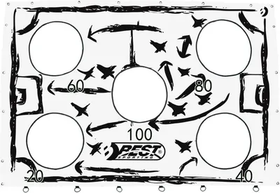 Produktbild von Best Sporting 11079 Fußballtorwand Taktik 193 x 150 cm für 213x152 cm Tore