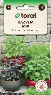 Zdjęcie produktu dla Nasiona ziół Bazylia mix odmian zioła - Toraf 285