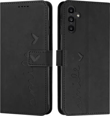 Produktbild von Samsung Galaxy A17 / A26 / A16 Hülle - Coverup Smile Klapphülle - Schwarz
