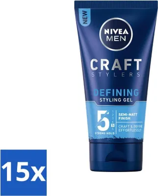 Immagine prodotto di NIVEA MEN - Gel styling - Finitura opaca - 150 ml - Value Pack - 15 pezzi