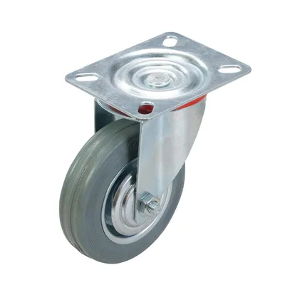 Immagine prodotto di Ruota girevole in gomma100 mm, 70 kg