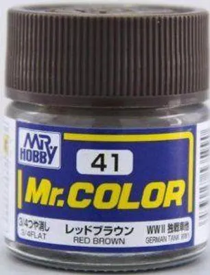 Produktbild von Mr Hobby - Gunze C-041 - Mr. Color (10 ml), Red Brown - Neu