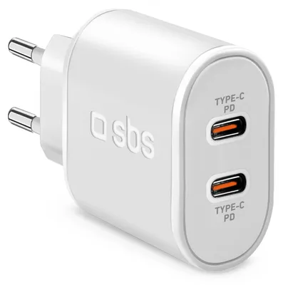 Image de SBS  Chargeur mural 20W double USB‑C Power Delivery