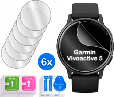 Obrázek produktu pro FOLIA do Garmin Vivoactive 5 HYDROŻELOWA OCHRONNA na ekran 3D 6 sztuk