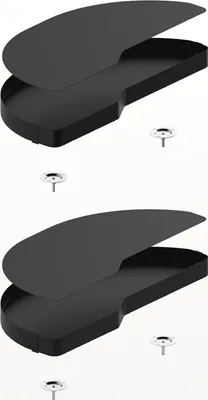 Produktbild von Hettich Salso Eckschrank Tablarset 200 TB500 links anthrazit