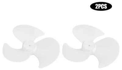 Immagine prodotto di Tre pale, pratiche pale di ricambio in plastica per ventilatori, pale resistenti, per l'ufficio e la casa