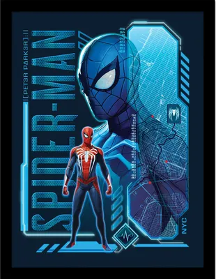Produktbild von Spider-Man - Gerahmtes Poster "Peter Parker" PM8468 (40 cm x 30 cm) (Blau)