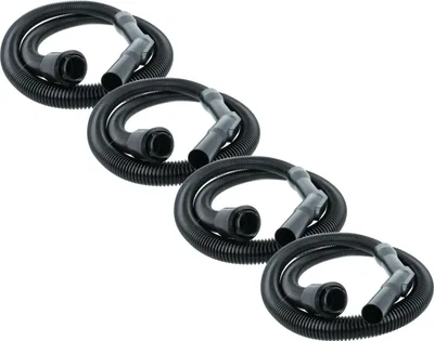 Produktbild von vhbw 4x Ersatz Schlauch kompatibel mit Electrolux D 730 - D 738, D 711, D 720 - D 725, D 748 Staubsauger - 2,13 m, Handgriff, 32mm Rundanschluss