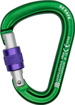 Produktbild von Beal Be Safe Karabinerhaken Grün  Grün One Size