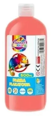 Produktbild von Fluoreszierende Plakatfarben, 500 ml, rot - Sweet colours