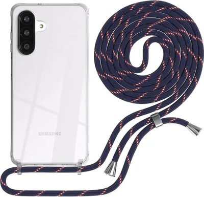 Produktbild von EAZY CASE Handykette mit Hülle für Samsung Galaxy A26 Backcover Handykette, zum Umhängen in Blau