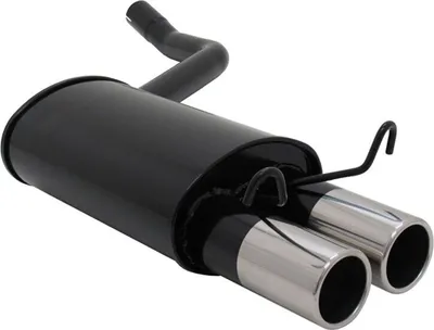Obrázok produktu pre Novus športový výfuk pre Mercedes 190 W201 2x76mm zadný tlmič s ABE