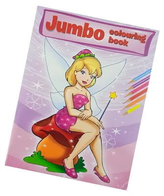 Immagine prodotto di Maxi libro da colorare Jumbo - La fata