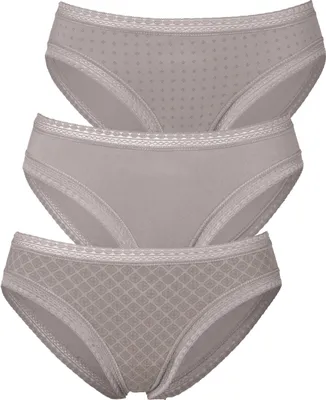 Produktbild von LASCANA Bikinislip 3 -teilig taupe Größe 36/38