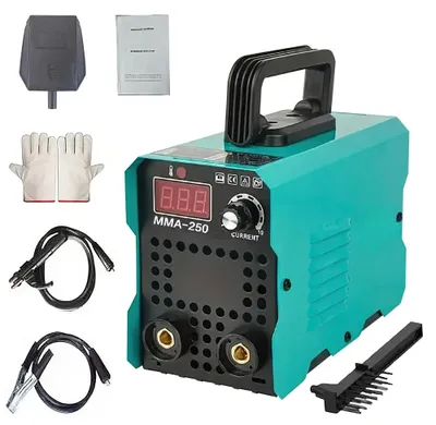 Obrázek produktu pro Svařovací přístroj - MMA-250, invertorový svařovací zdroj - Přenosný - S nastavitelným svařovacím proudem - Kompaktní - Konektor EU