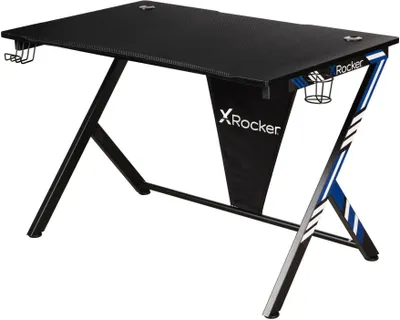 Produktbild von Xrocker Ocelot Gaming Tisch Schw+Sticker