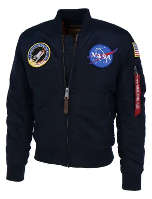 Obrázek produktu pro ALPHA INDUSTRIES MA-1 VF NASA pánská letecká bunda 166107, velikost: XXL, barva: Rep.Blue