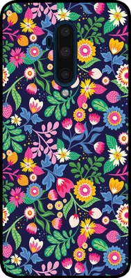 Obrázek produktu pro Smartphonica Pouzdro na telefon Vhodné pro OnePlus 7T Pro s květinovým potiskem - TPU zadní kryt pouzdra květinový design