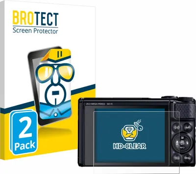 Produktbild von 2x Für Canon PowerShot SX740 HS Lite Schutzfolie BROTECT Displayschutz Display Schutz Folie Klar Transparent