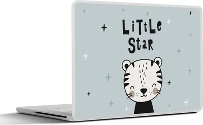Produktbild von MuchoWow® Laptop Aufkleber Sticker Cover Zitate - Kleiner Stern - Sprichwörter - Baby - Kinder - Jungen - Mädchen 30x21 cm - Sticker für Laptop - Selbstklebend