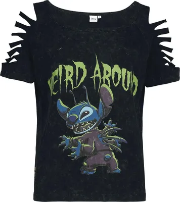 Produktbild von Lilo & Stitch T-Shirt Damen Stitch - Weird Around! schwarz L