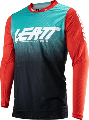 Zdjęcie produktu dla Koszulka motocrossowa Leatt 4.5 X-Flow 2023, rot/schwarz/blau, M
