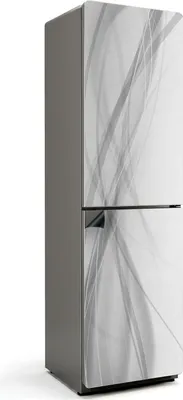 Produktbild von Abstrakte Linienwellen – Magnetische Kühlschrank Abdeckung – Dekorfolie magnetisch Küche – Kühlschrank Magnet Deko – selbstklebende Magnettafel – Magnetfolie für Kühlschranktür – 60x205 cm