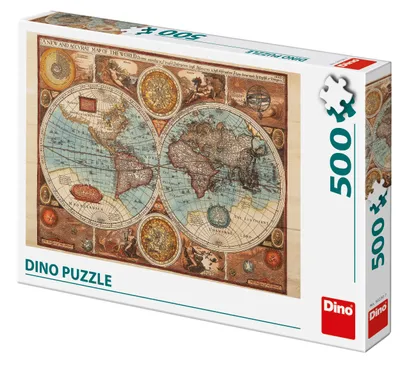 Zdjęcie produktu dla Dino Puzzle Mapa świata 1626 - 500 elementów
