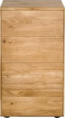 Produktbild von Wohnzimmer-Kommode 51 cm breit in massiver geölter Eiche mit 4 Schubladen - KALAMARIA-69