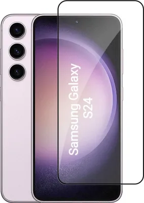 A screen protector is placed over a smartphone.