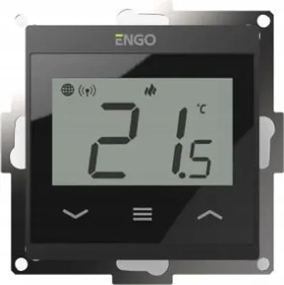Immagine prodotto di ENGO | Termoregolatore E55-B - Nero - Wi-Fi - Design Elegante - Installazione Facile