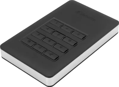 Immagine prodotto di HDD esterno crittografato Verbatim Store 'n' Go con tastierino numerico da 2 TB (GDPR)