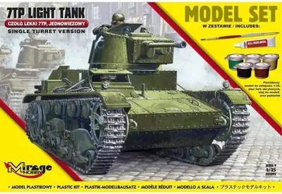 Image de MIRAGE Polski lekki czołg 7TP set