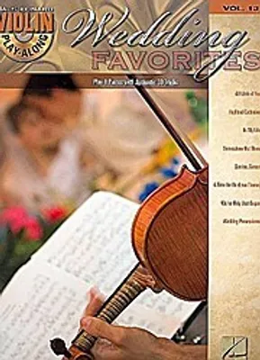 Zdjęcie produktu dla Wedding Favorites Violin Play-Along Volume 13 Book/Online Audio