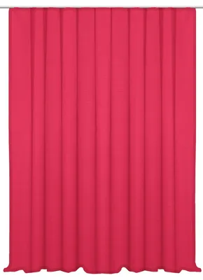 Produktbild von Vorhang pink Kräuselband 300x245 cm Seidenglanz halbtransparent Gardine extra breit