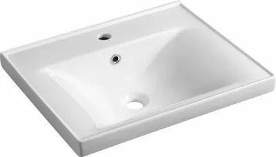 Image de SAVA 55 lavabo en céramique 55x46cm, blanc