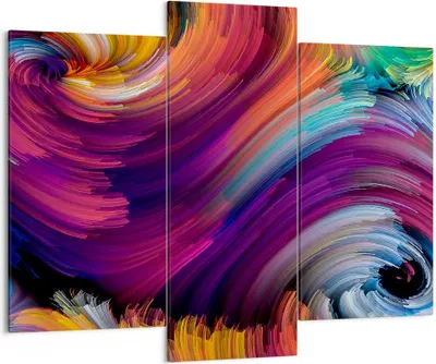 Produktbild von Bild auf Leinwand - Leinwandbild - Abstraktion modern - 130x100cm - Wand Bild - Wanddeko - Leinwanddruck - Bilder - Kunstdruck - Wanddekoration - Leinwand bilder - Wandkunst - CB130x100-3796