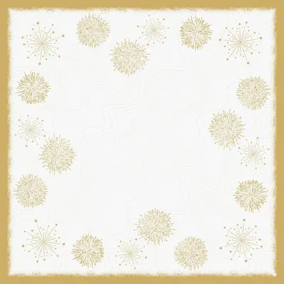 Produktbild von 100x DUNI Bio Dunicel® Mitteldecken 84 x 84 cm Sparkly White