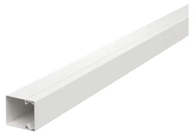 Immagine prodotto di 2 metri di canalina per cavi 2 m 40x40 mm - Canalina 40x40 mm RAL9010 LKM40040RW