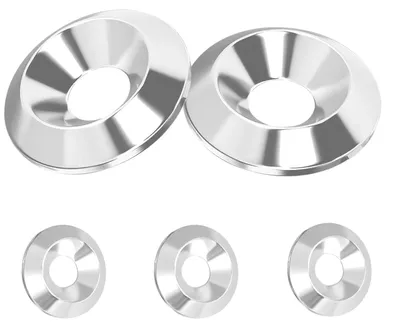 Productafbeelding van 5 ringvormige drukveren, roestvrij staal, M10 x 30 mm