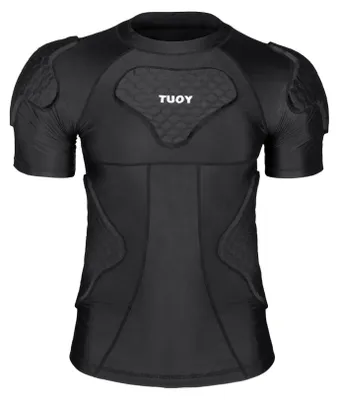 Zdjęcie produktu dla Wzmocniony koszulka ochronna do rugby dla mężczyzn