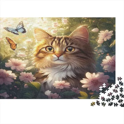 Produktbild von Puzzle mit 1000 Teilen, das eine Blumenszene zeigt
