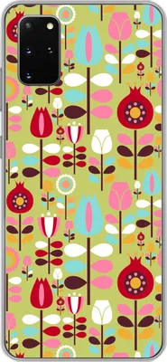 Produktbild von MuchoWow® Handyhülle Schutzhülle Hülle für Telefoonhoesje Samsung Galaxy S20 Plus Muster - Blumen - Farben Silikon Softcase Handy Hülle - Hartschale