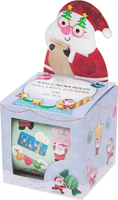 Image de Autocollants décoratifs sur rouleau Père Noël Noël 190p.