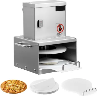 Kommerzielle Elektrische Pizzateigpresse 15,24cm - Teigroller - Professionelle Bäckerei-Teigpresse - Brotteigherstellung