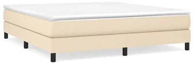 Obrázek produktu pro vidaXL Box spring bed frame cream 180x200 cm látka