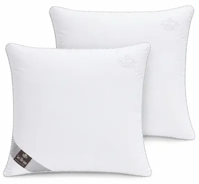 Produktbild von sei Design SWAN de Luxe 2er Pack Kopfkissen – feinste Mikrofaser – 80x80 cm