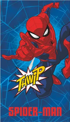 Produktbild von Strandtuch aus Baumwolle 300g 70 x 140cm spiderman